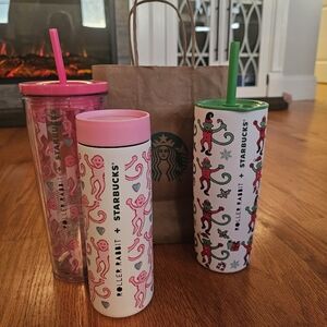 Starbucks X Roller Rabbit Tumbler Set
